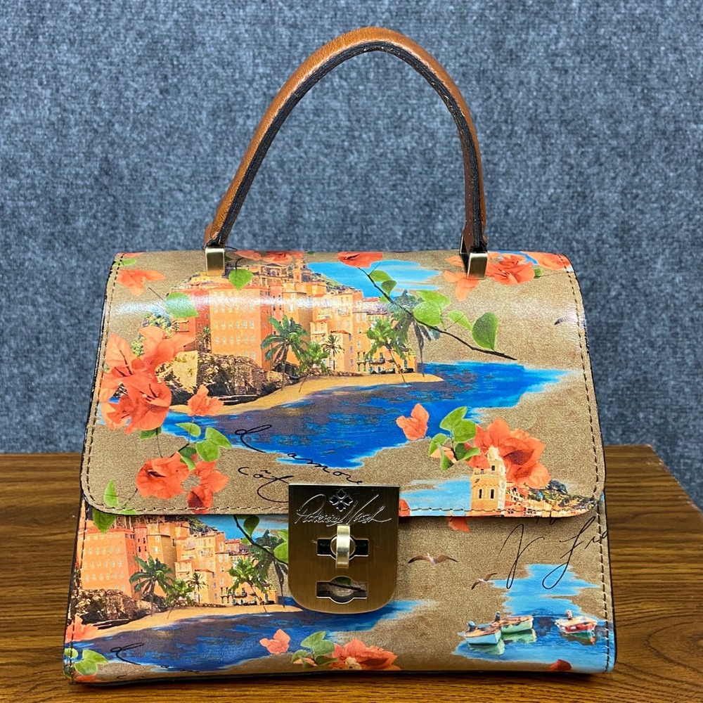 Patricia Nash French Riviera Chauny Top Handle‎ Satchel Handbag Purse Floral NWT - Picture 3 of 14